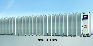 B-1 銀色電動(dòng)伸縮門